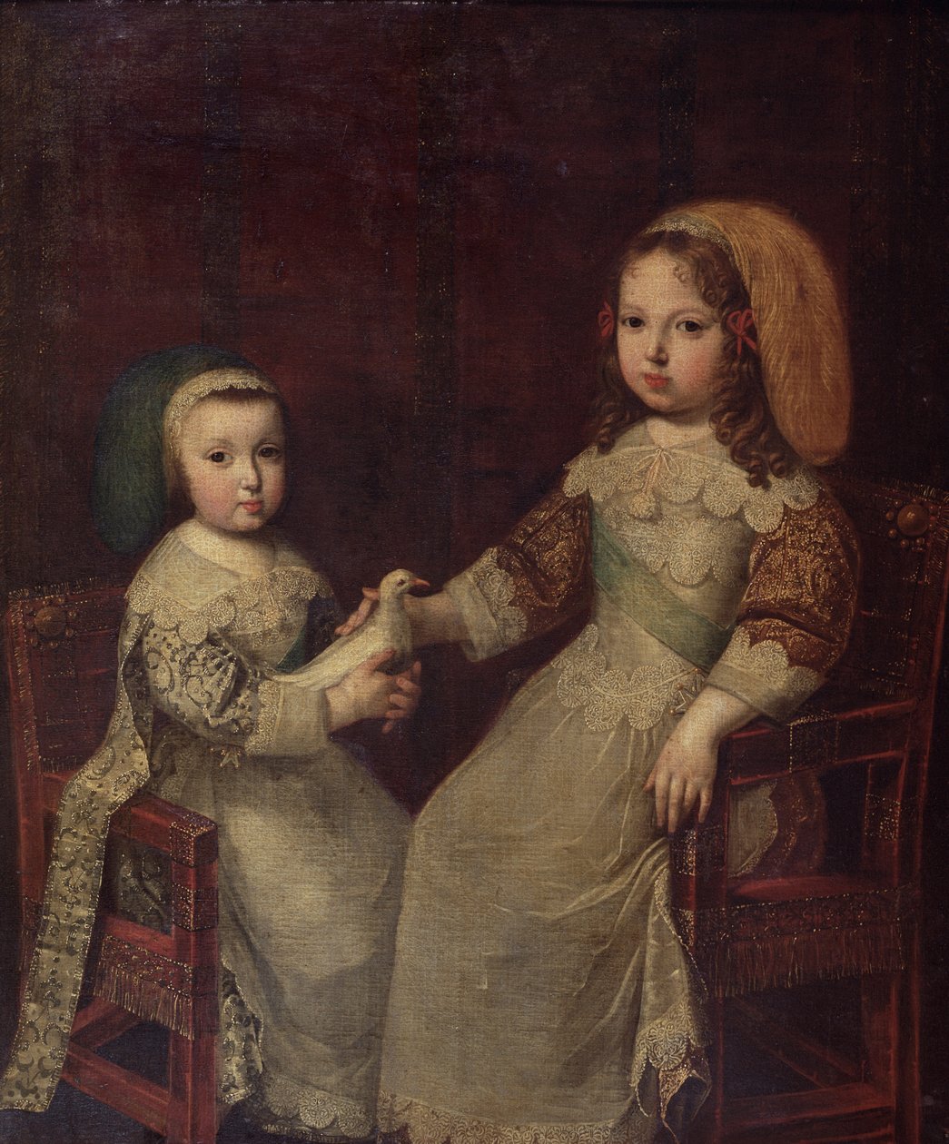 King Louis XIV as a child with Philippe I, Duke of Orleans by Charles Beaubrun