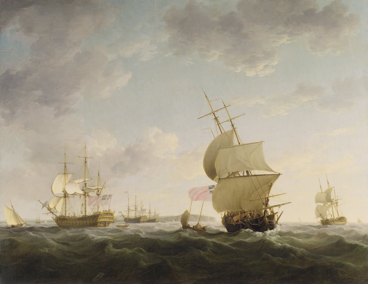 Shipping in the English Channel by Charles Brooking