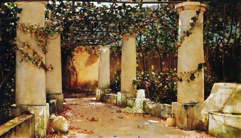 The Villa Castello, Capri by Charles Caryl Coleman