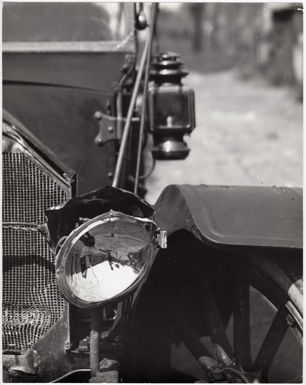 Close-up of a Damaged Automobile Headlight by Charles Clement Holt