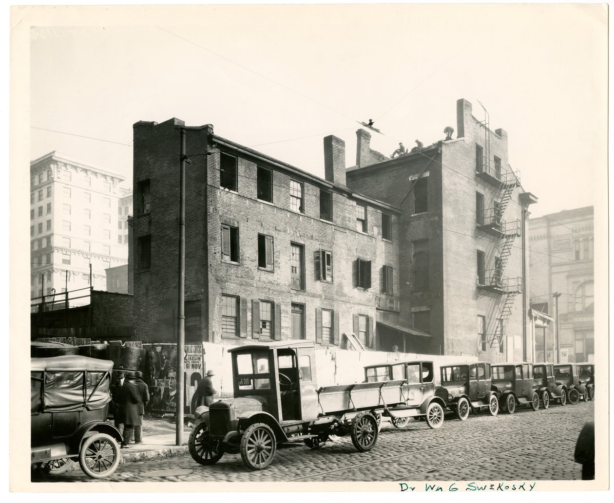 Rear View of P. E. Burke