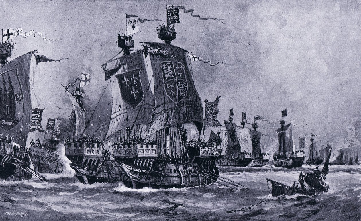 The Battle of Sluys by Charles Daniel Ward