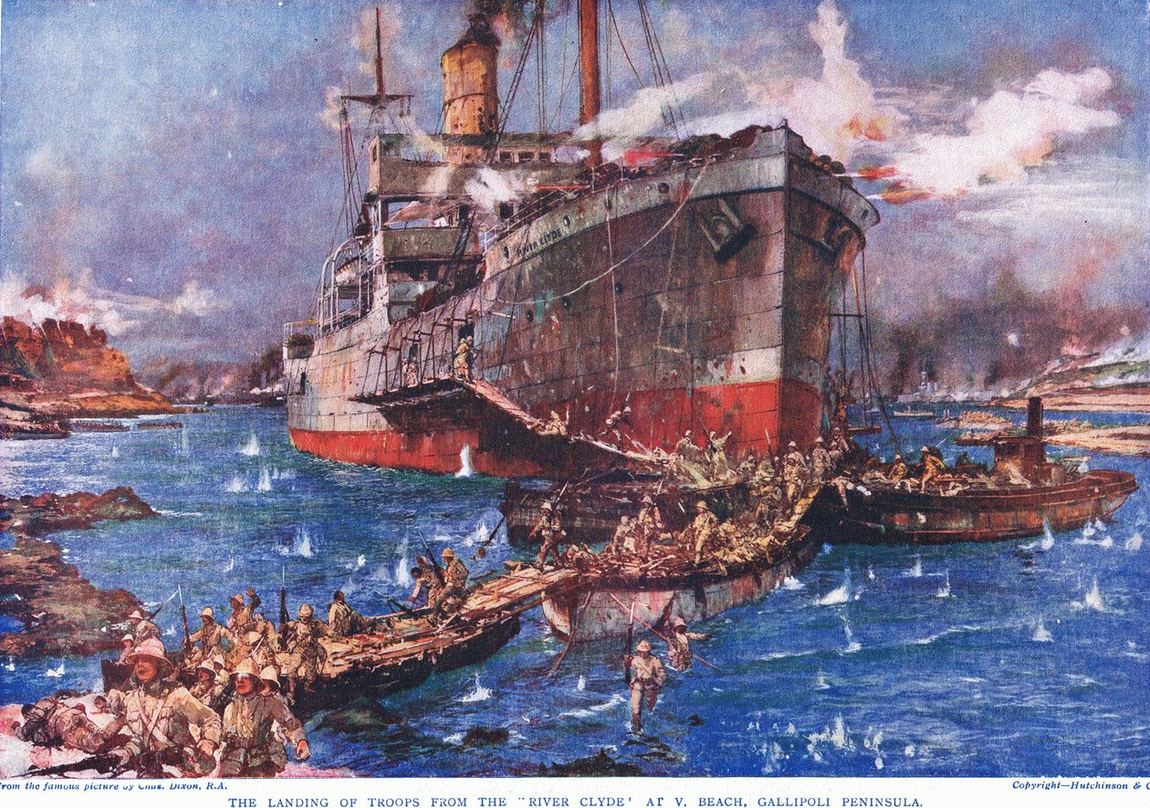 The Landing of Troops from the 