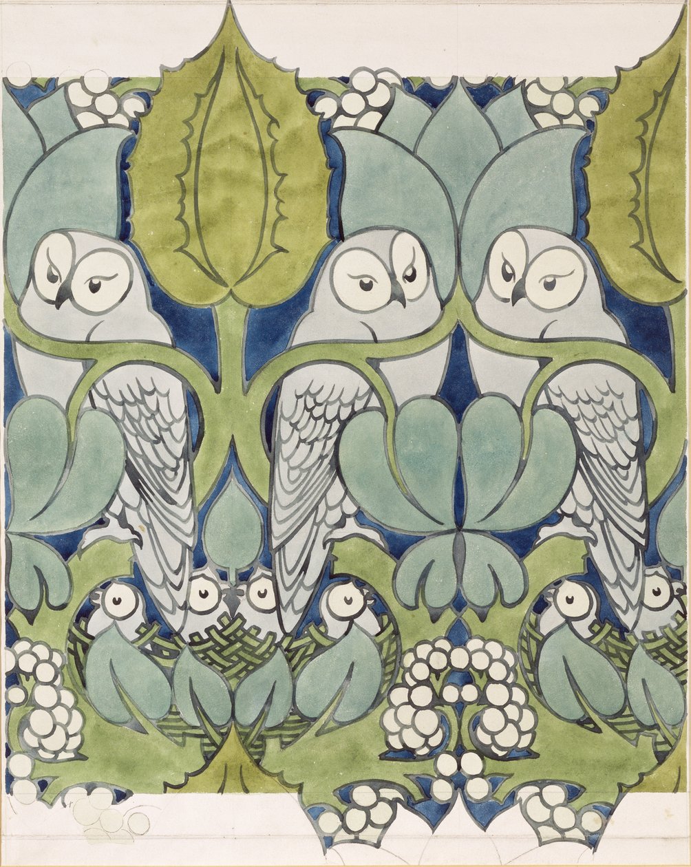 Owls, 1913 by Charles Francis Annesley Voysey