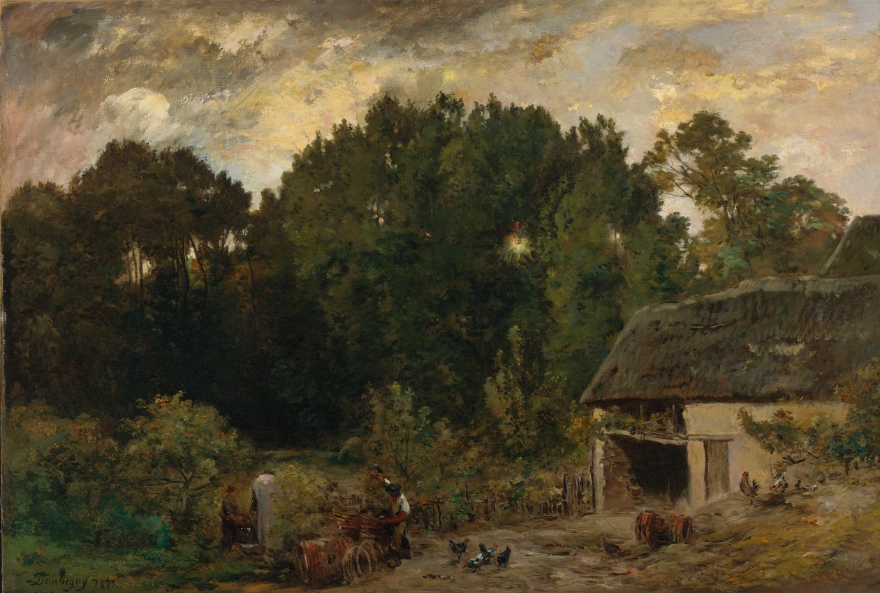 The Cooper by Charles Francois Daubigny
