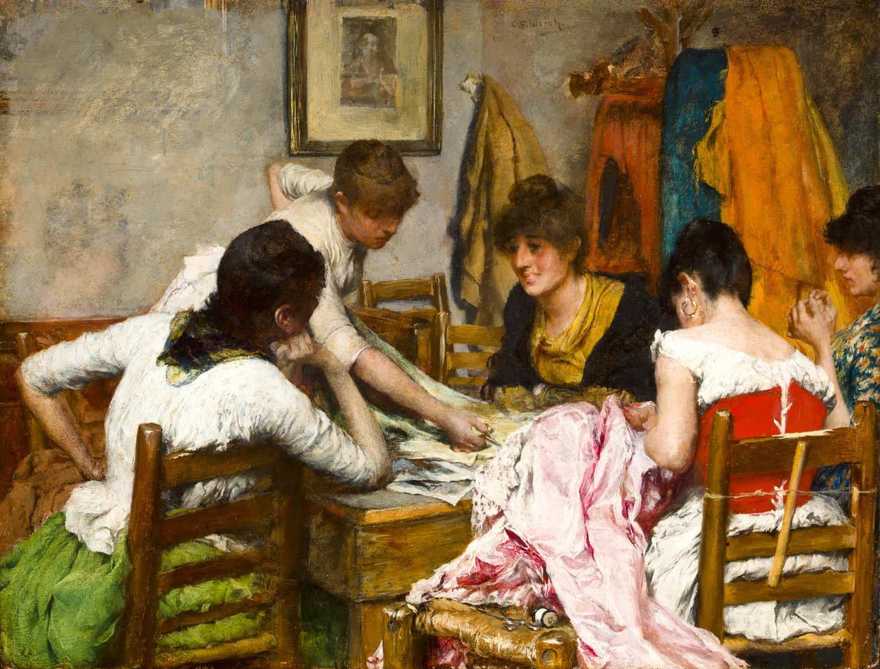 The New Dress by Charles Frederic Ulrich