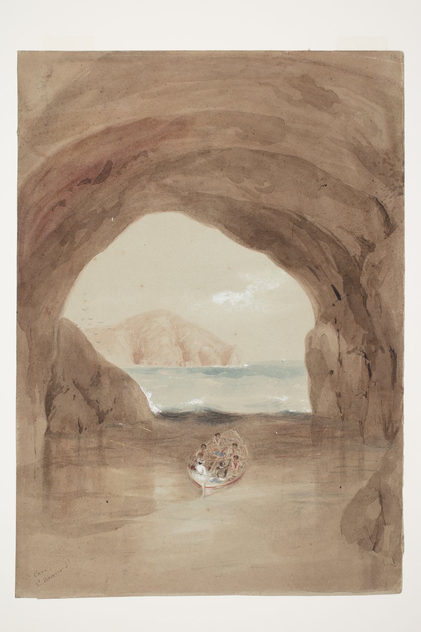 Cave Great Barrier Island by Charles Heaphy