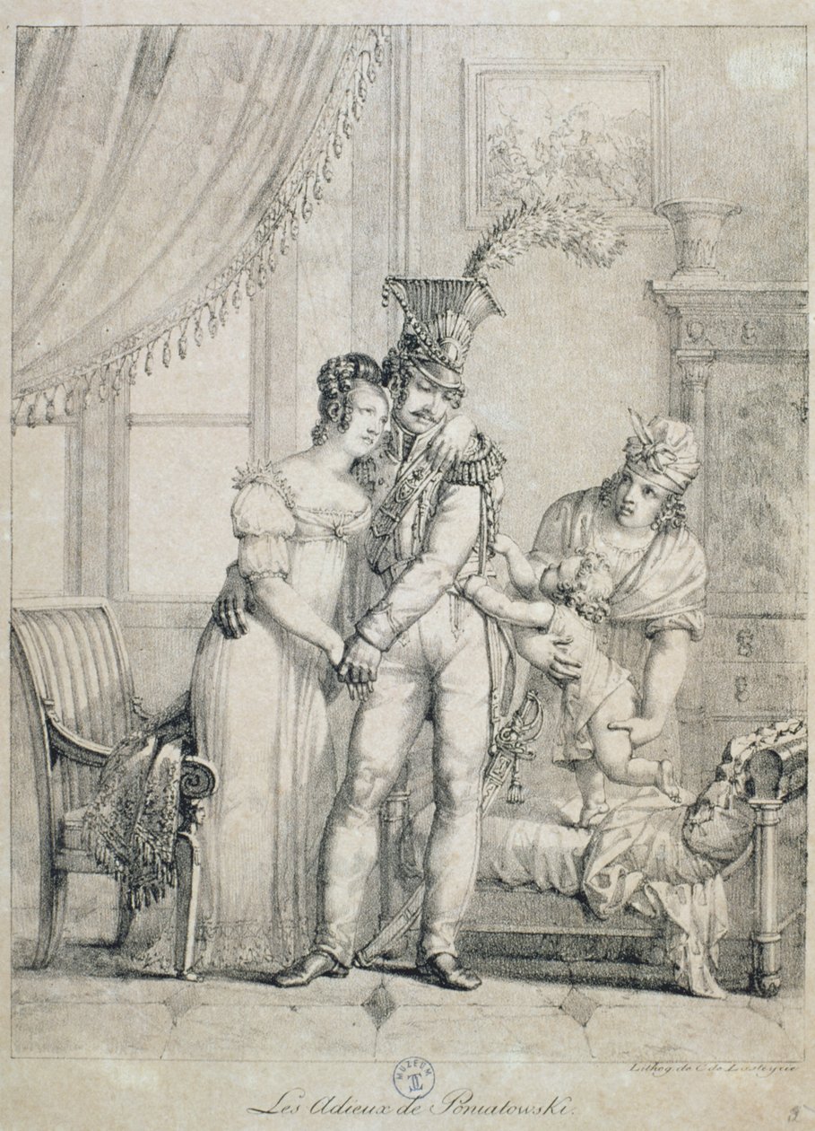 Farewell of Joseph Poniatowski by Charles Lasteyrie du Saillant