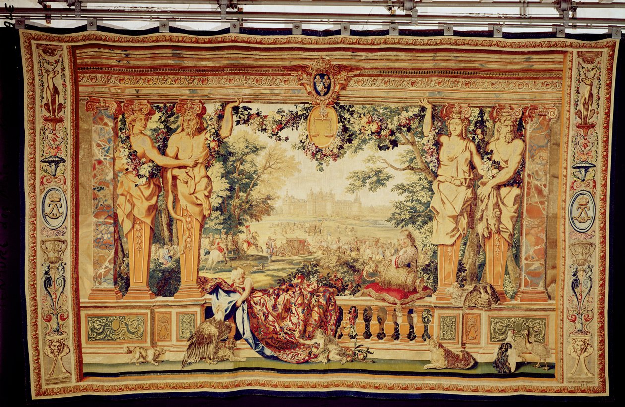 The Month of September Chateau of Chambord, from the Series of Tapestries 