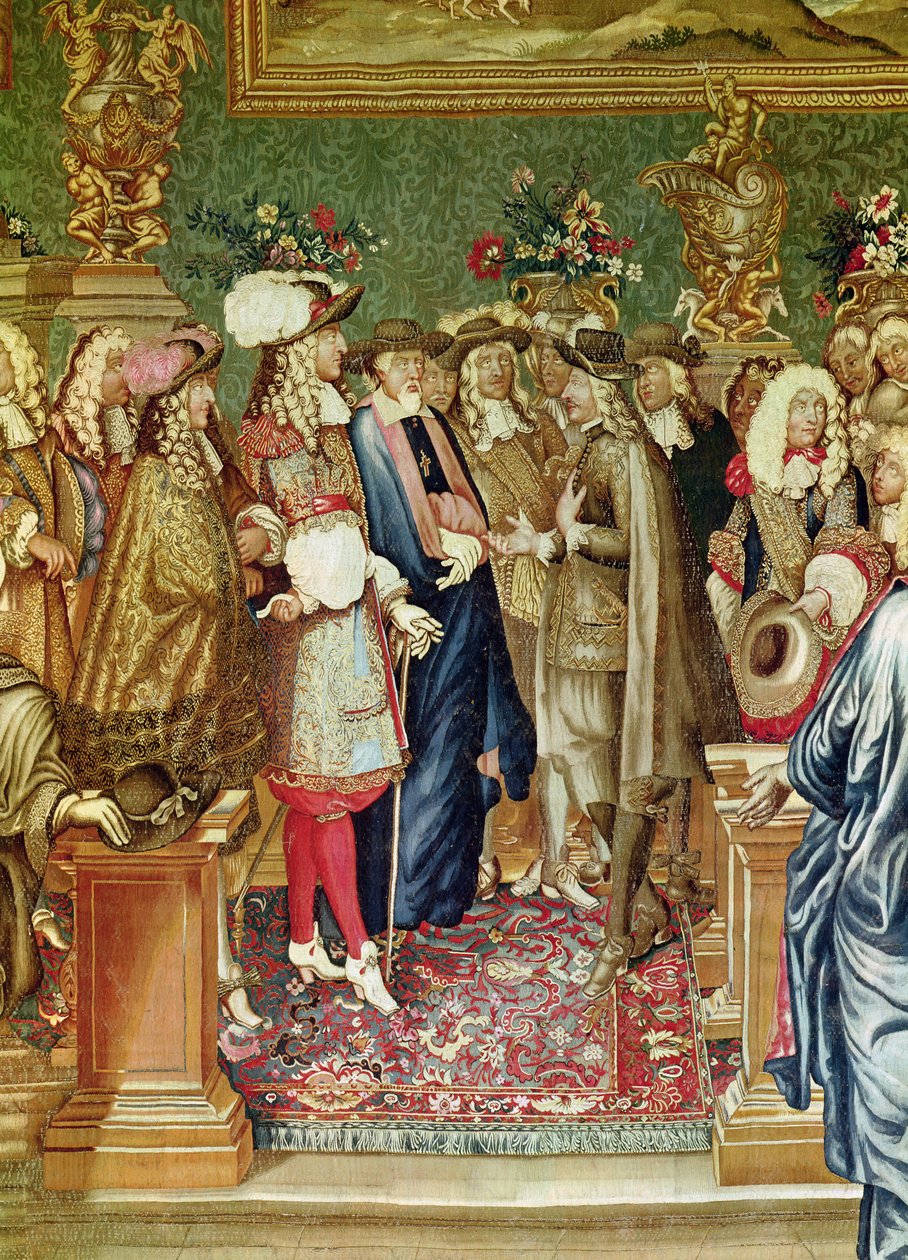 The Story of the King, an Audience is Granted by Louis XIV to the Count of Fuentes (detail) by Charles Le Brun