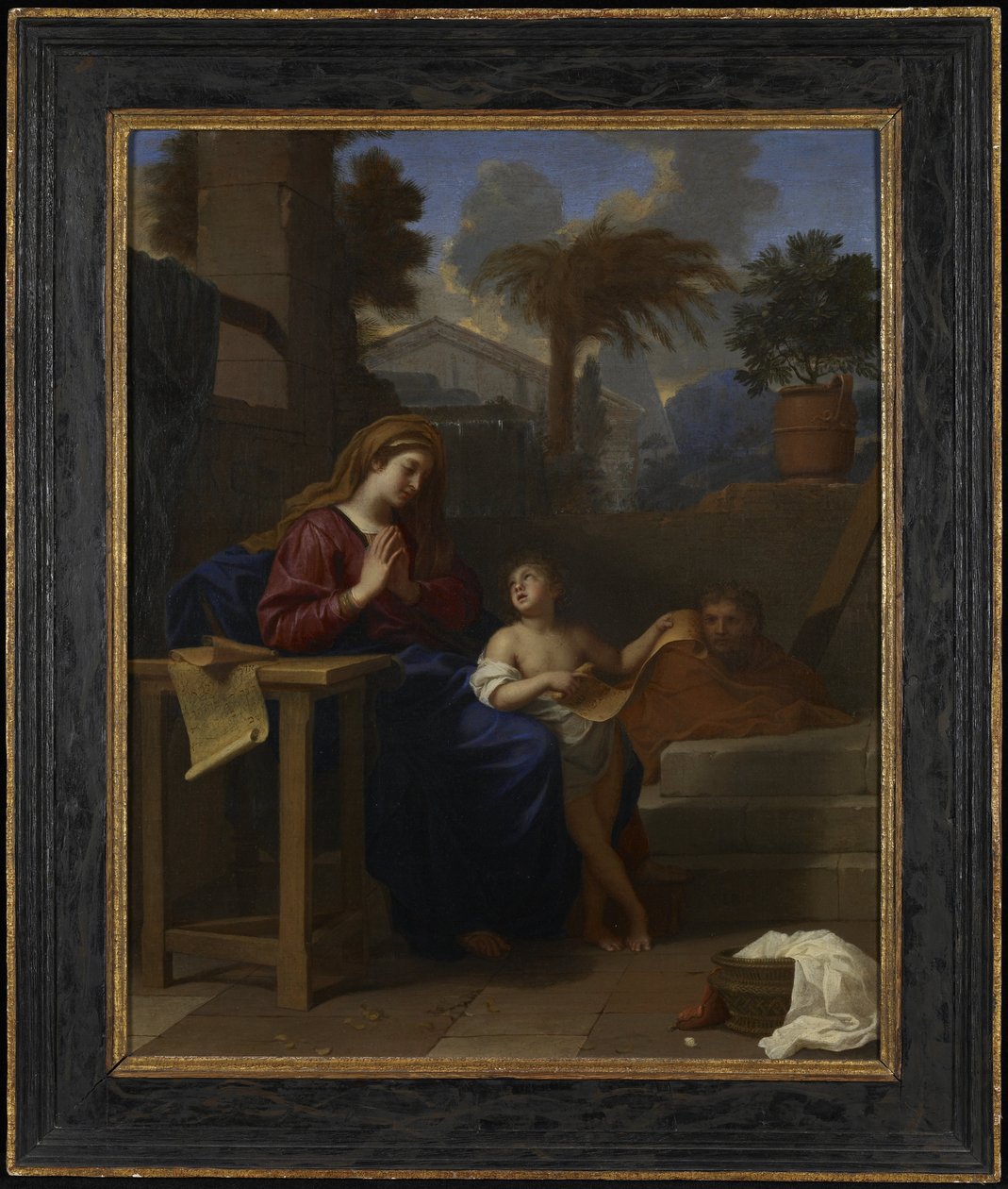 The Holy Family in Egypt by Charles LeBrun