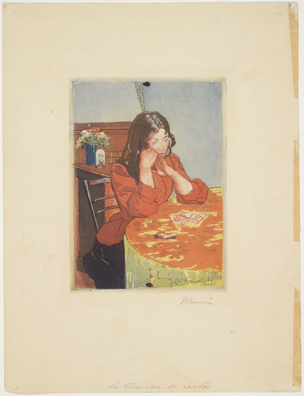 Tineuse de cartes by Charles Maurin