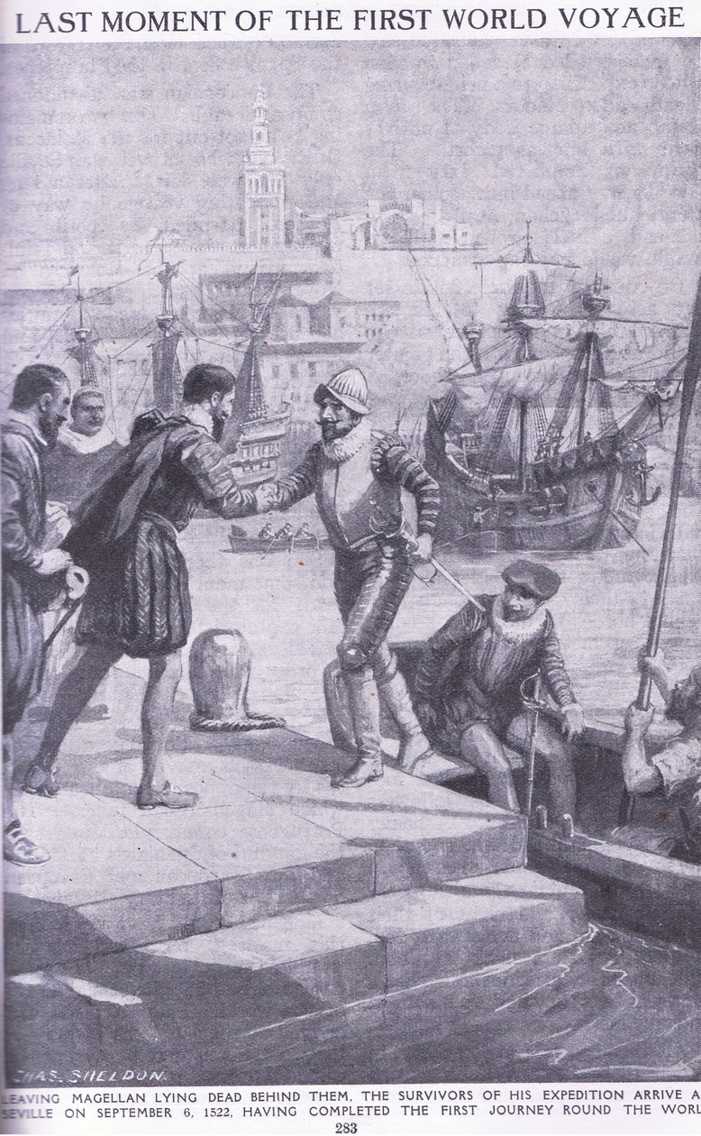 The Last Moment of the First World Voyage by Charles Mills Sheldon