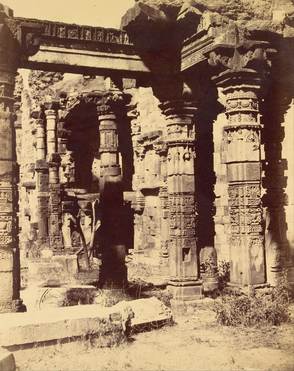Exterior of the Hindu Temple in Kootub by Charles Moravia