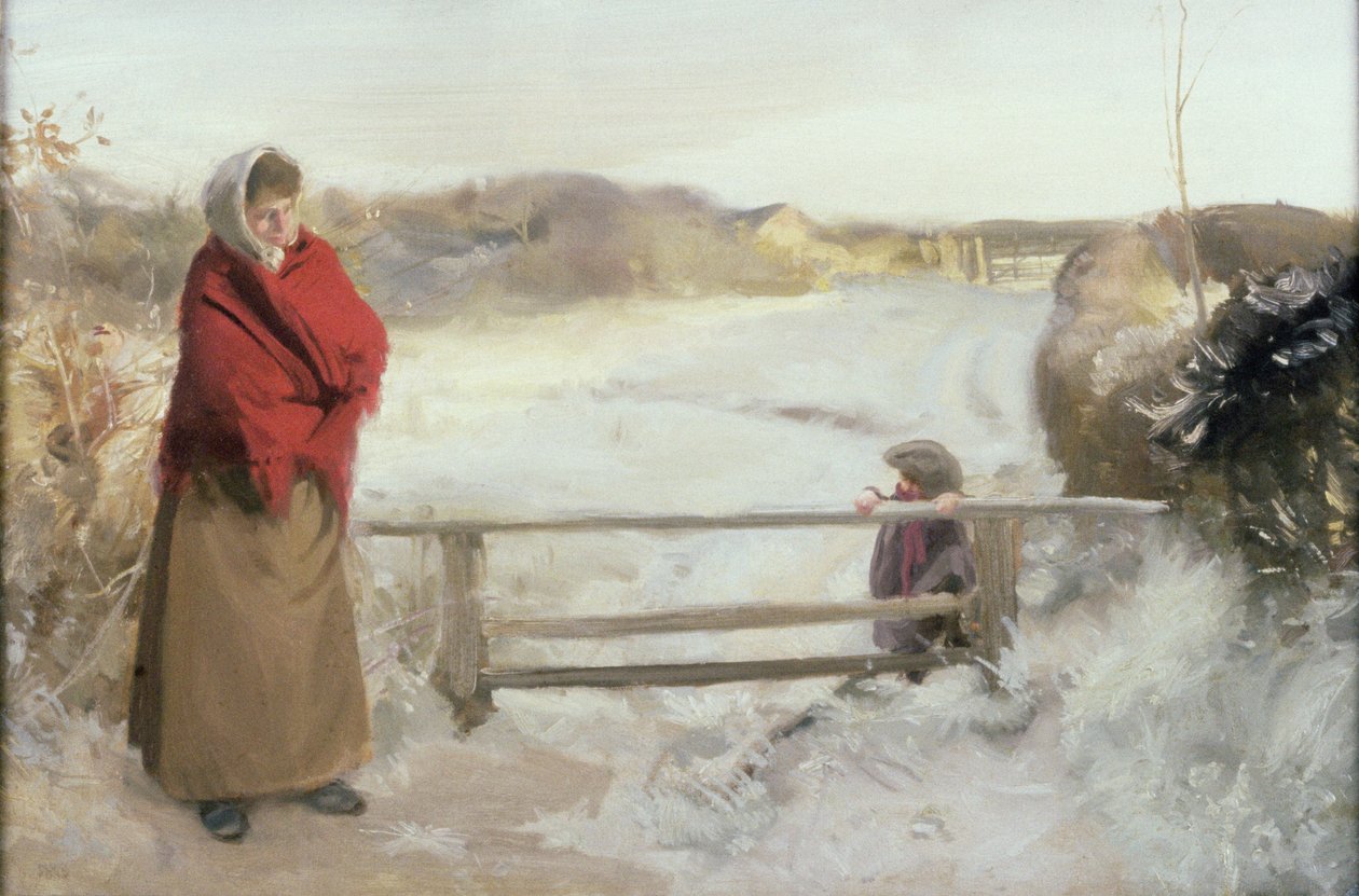 Snow Scene by Charles Sims