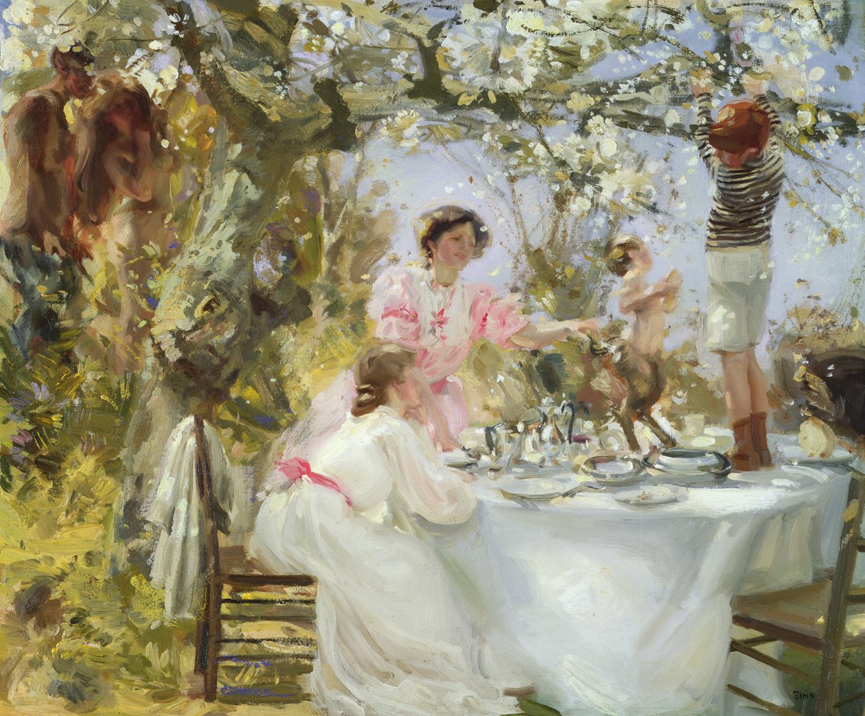 The Little Faun, c.1906 by Charles Sims