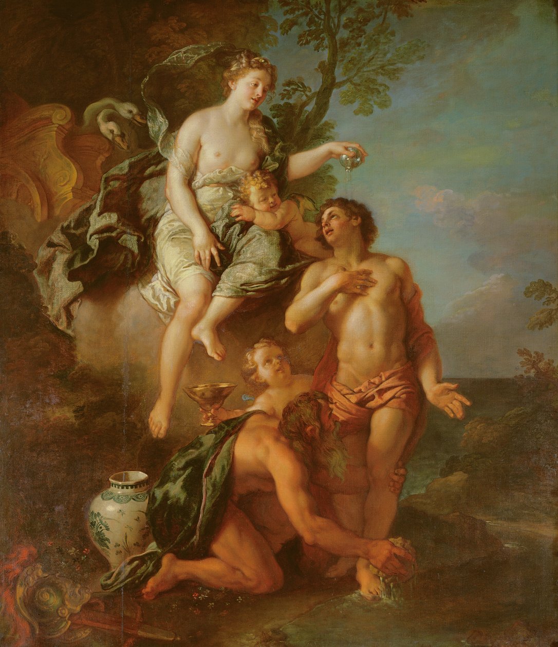 Deification of Aeneas by Charles de la Fosse