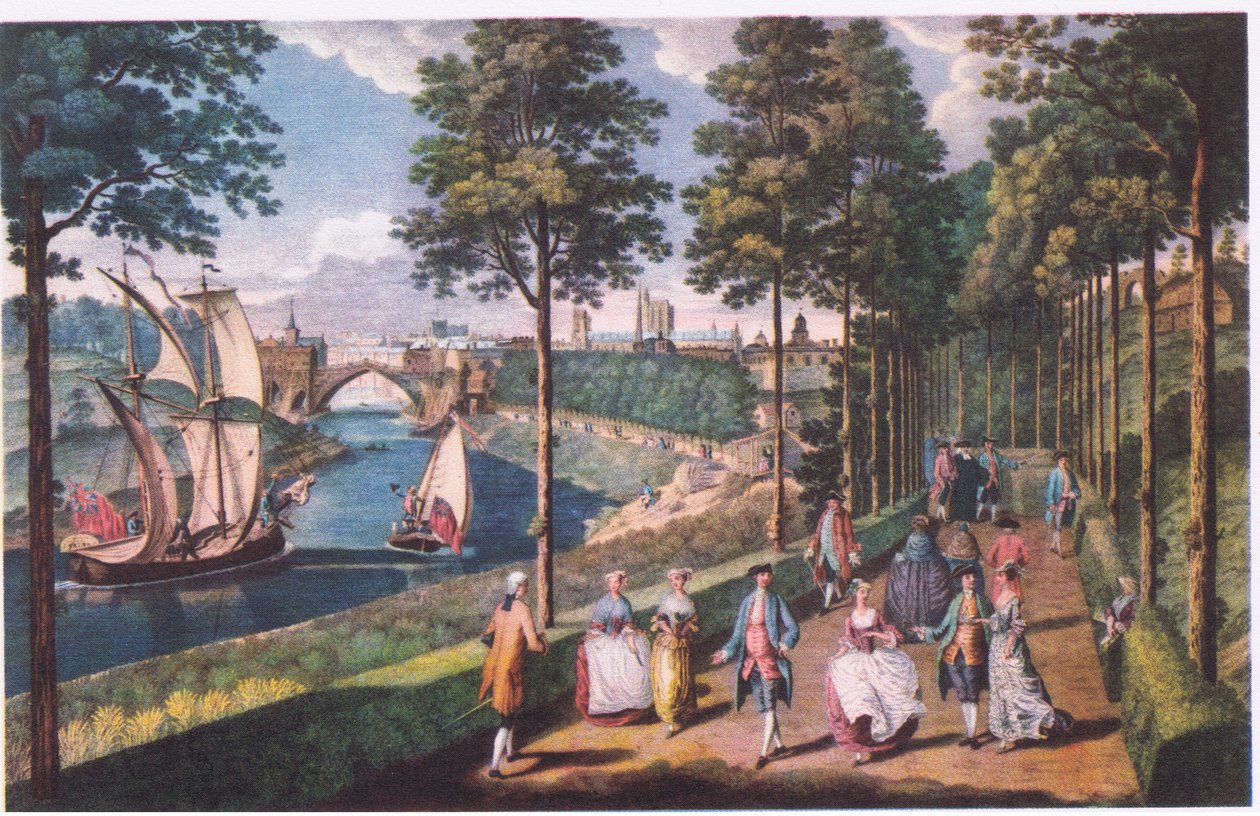 View of York 1756 by Charles the Elder Grignion
