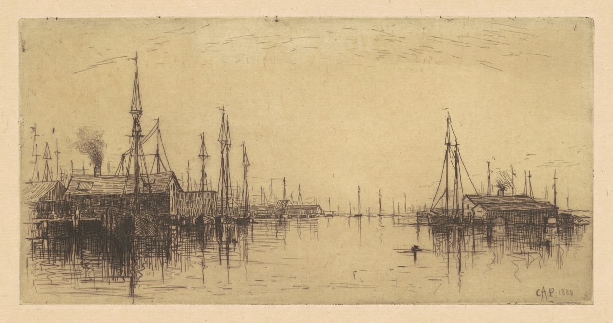 Gloucester Harbor by Charles A. Platt