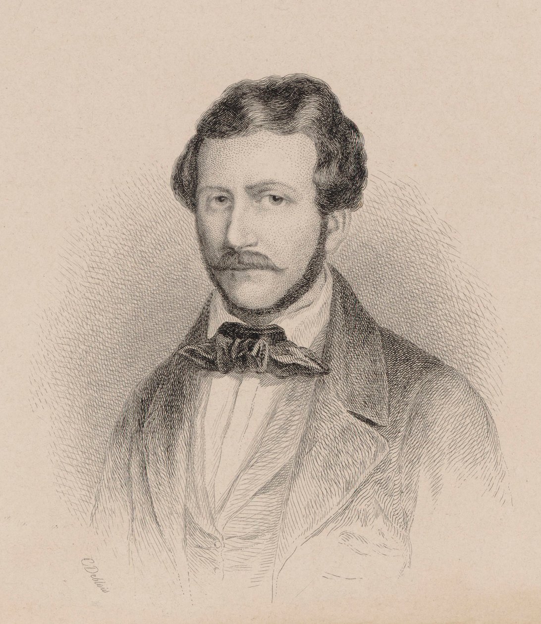 Gaetano Donizetti by Charles Alphonse Deblois