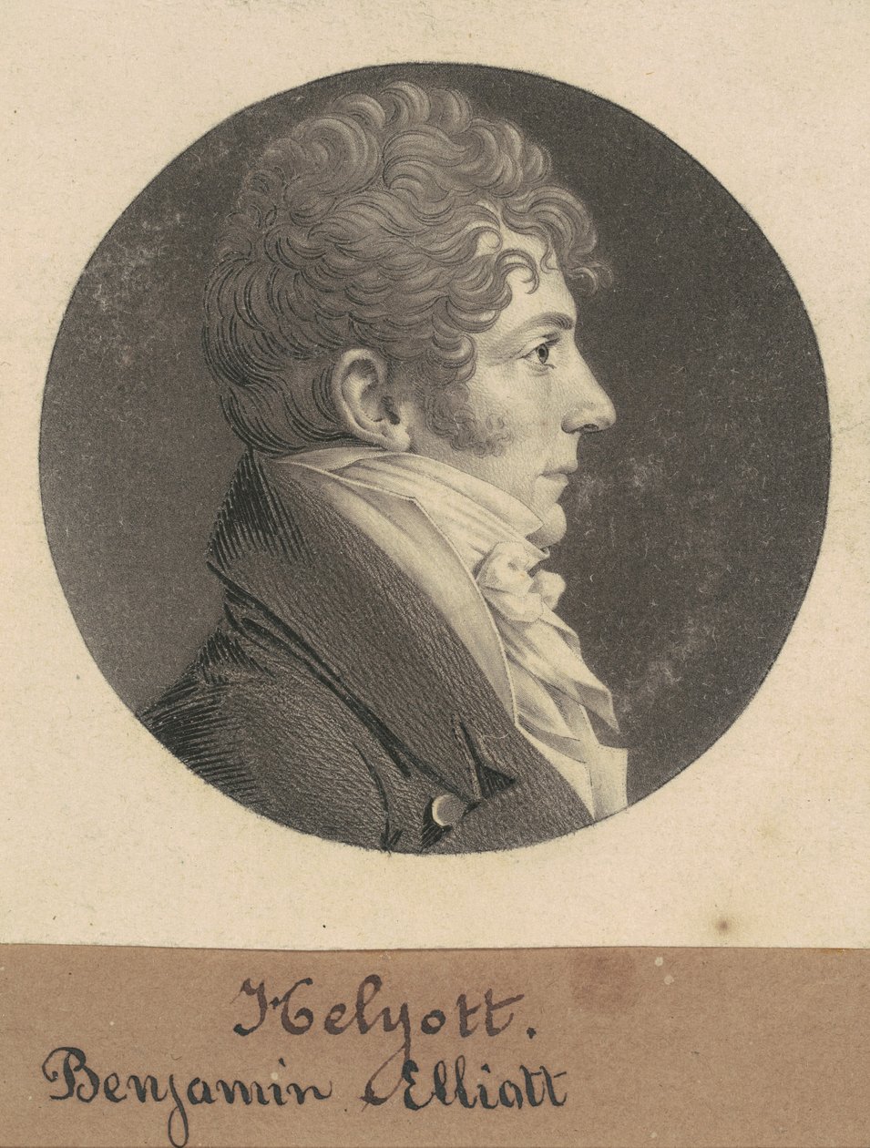 Benjamin Elliott by Charles B. J. Févret de Saint Mémin