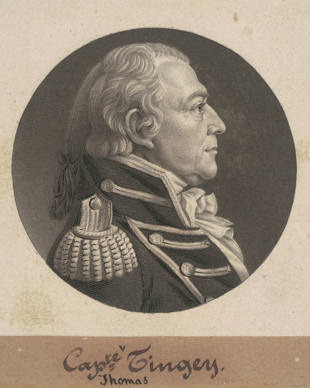 Thomas Tingey by Charles B. J. Févret de Saint Mémin