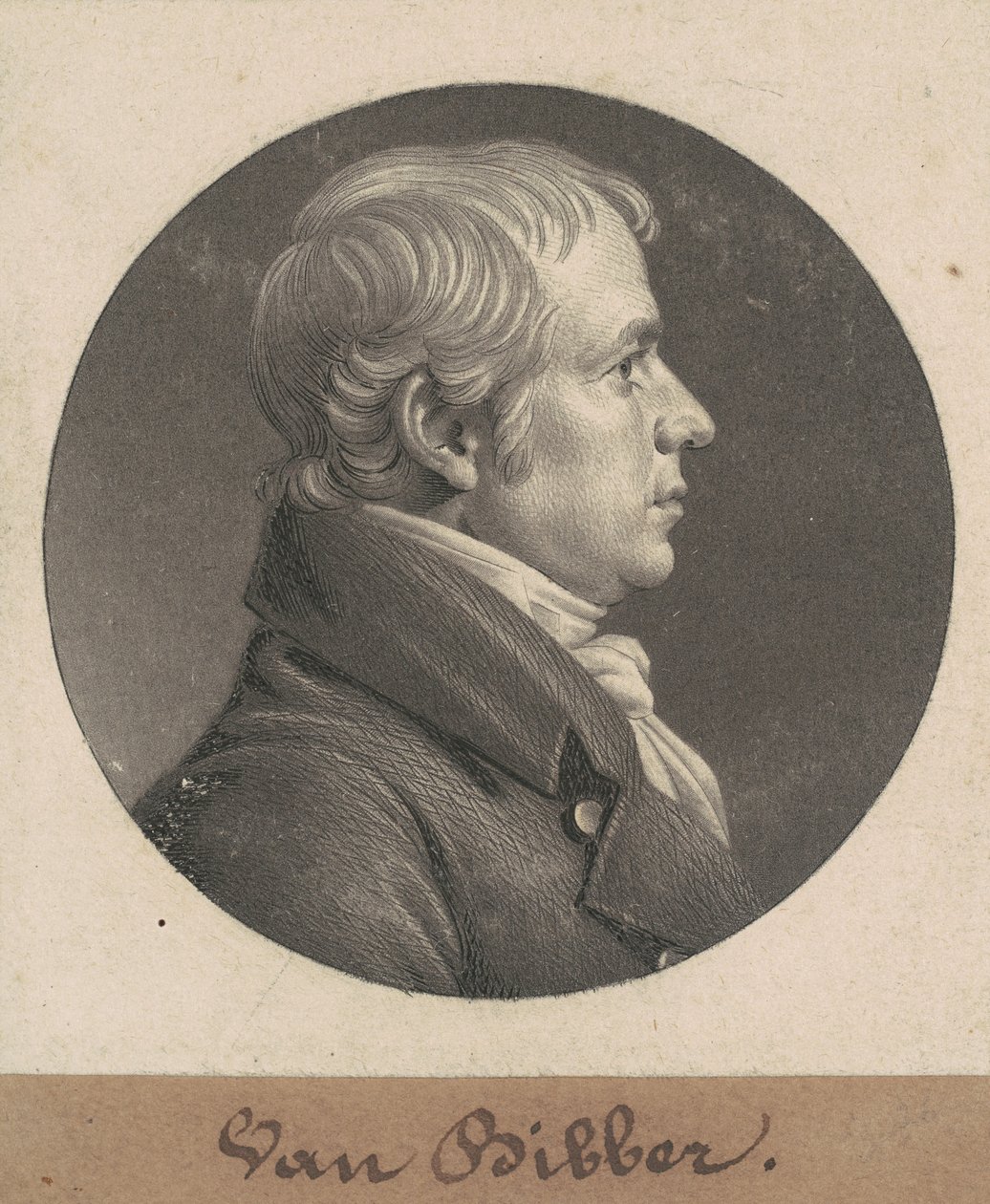 Toppan Webster by Charles B. J. Févret de Saint Mémin