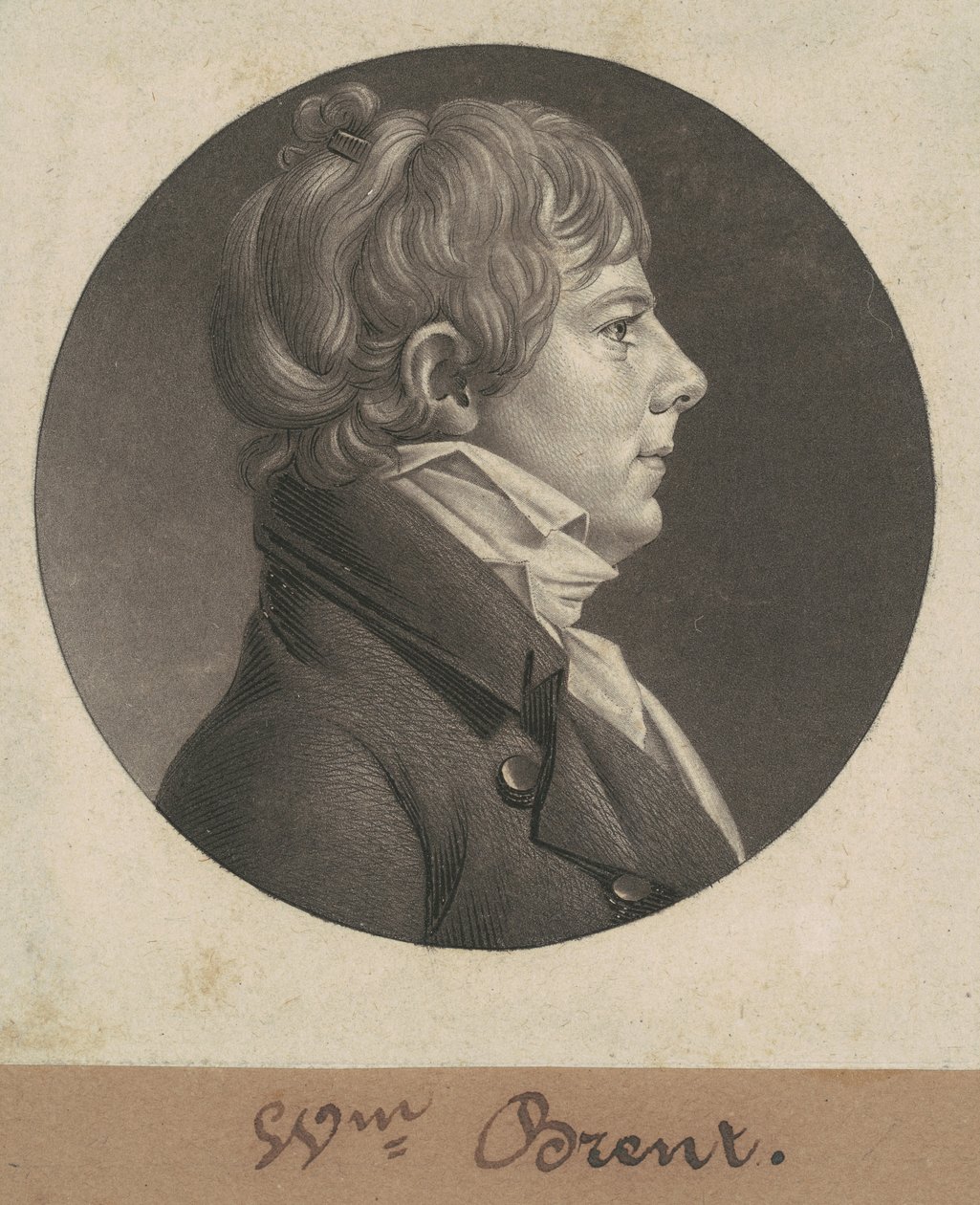 William Brent by Charles B. J. Févret de Saint Mémin