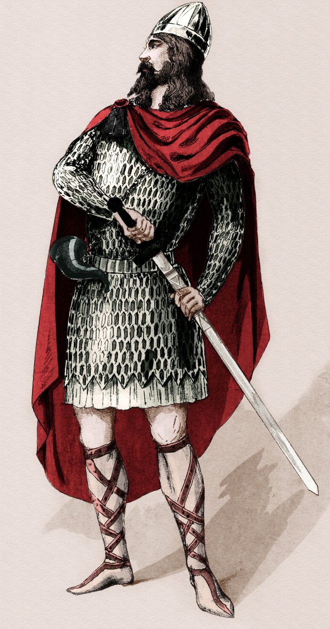 French Knight Roland de Roncevaux by Charles Bianchini