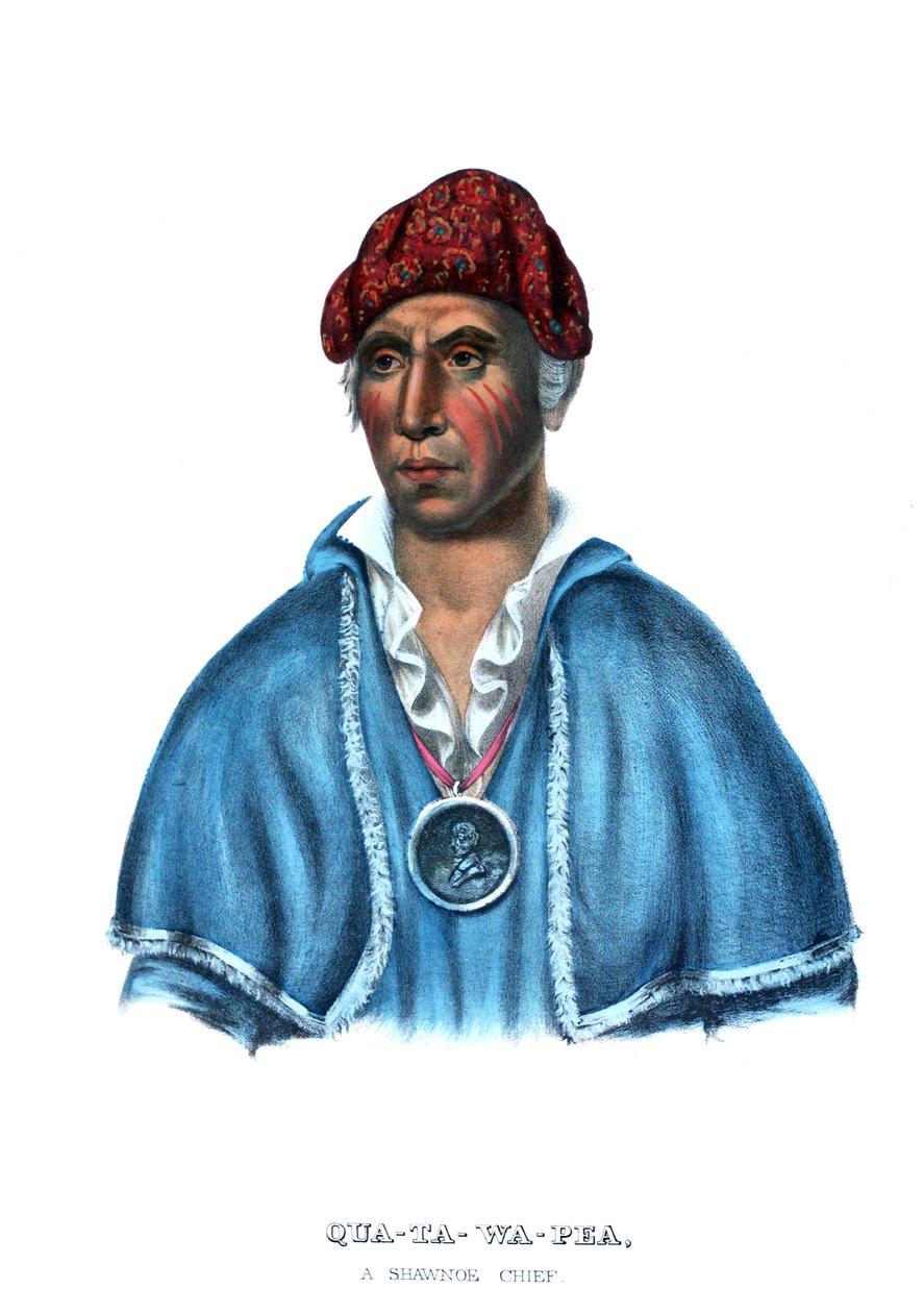 Quatawapea, or Colonel Lewis by Charles Bird King