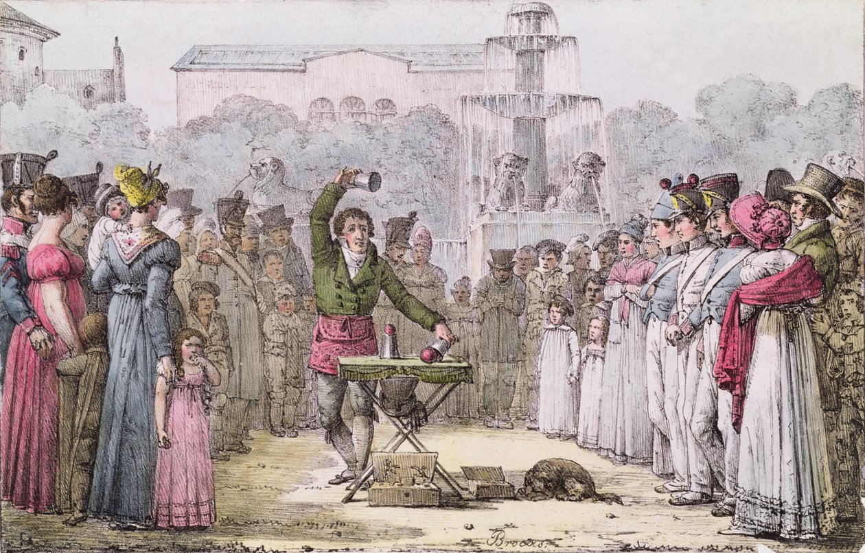 A Roman Conjurer by Charles Brocas