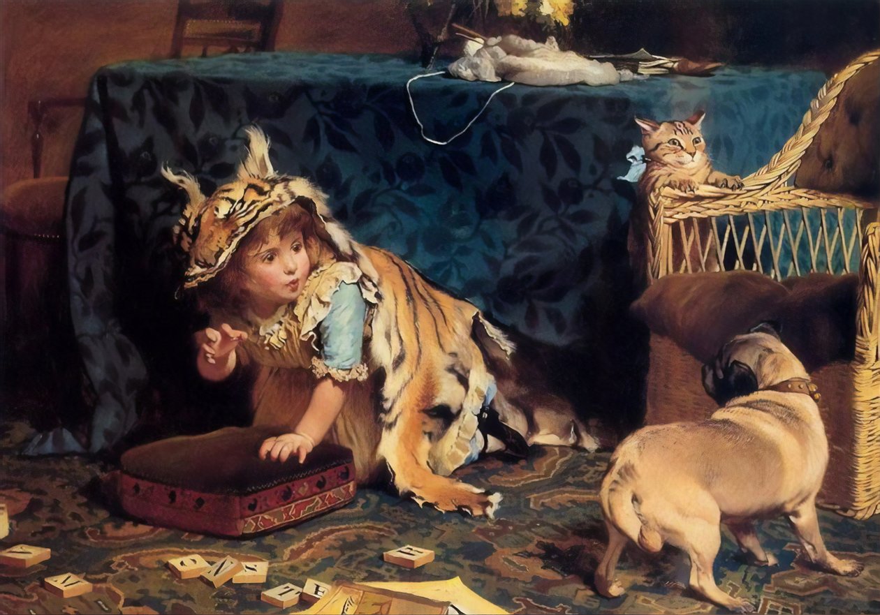 A Monster by Charles Burton Barber