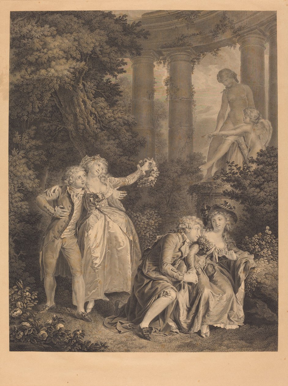 The Oath by Charles Clement Bervic after Louis Rolland Trinquesse