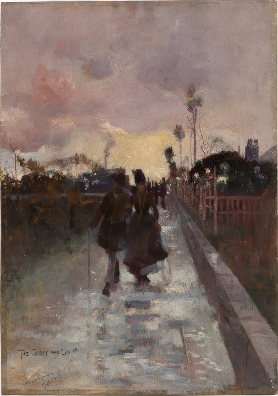 Going Home (The Gray and Gold) by Charles Edward Conder