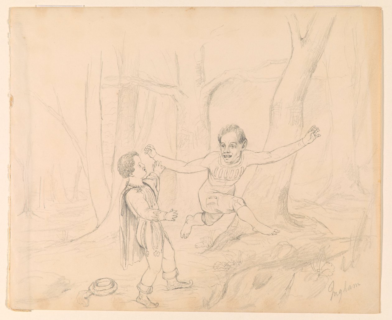 Scene from Scott by Charles Cromwell Ingham