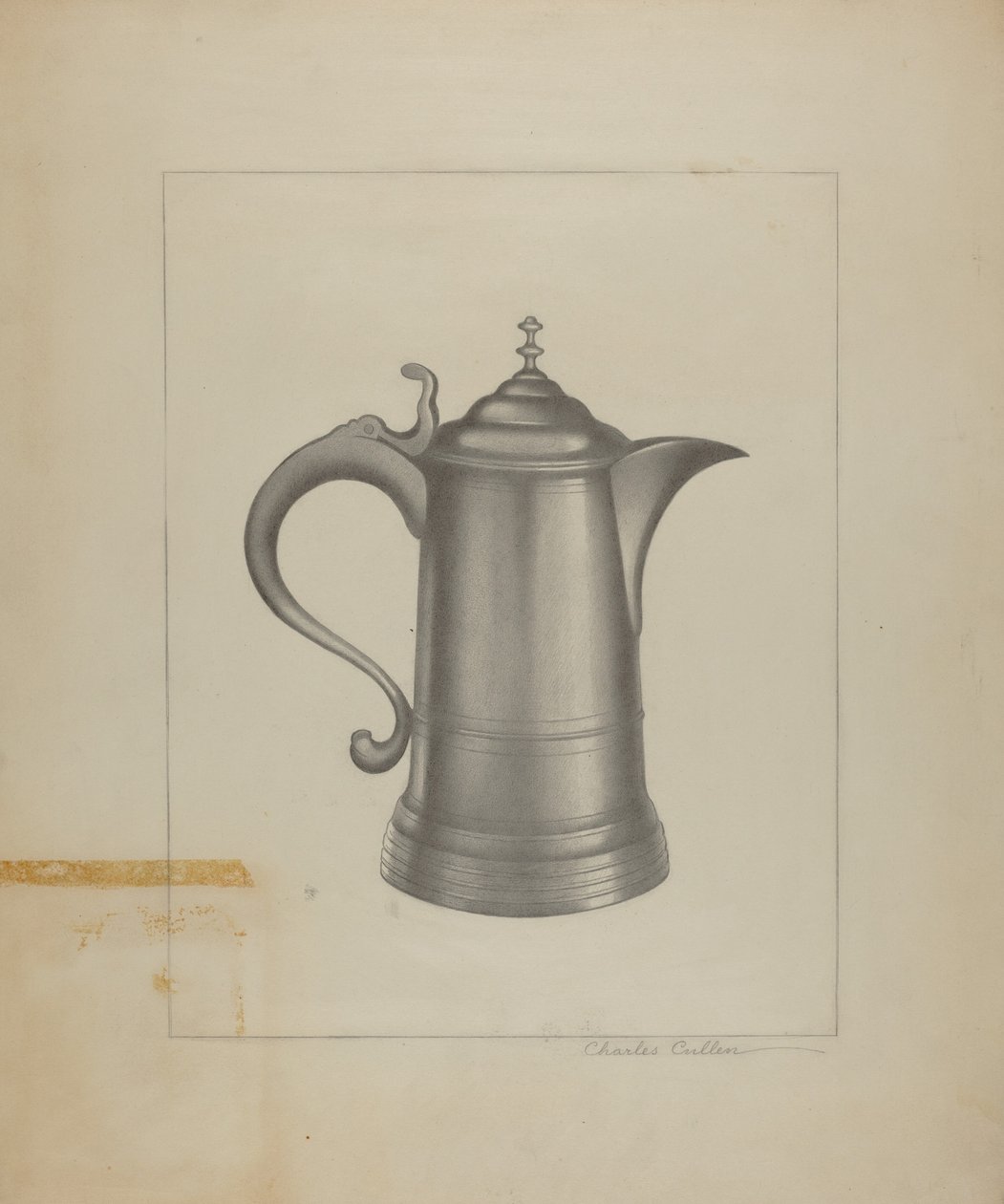 Pewter Flagon by Charles Cullen