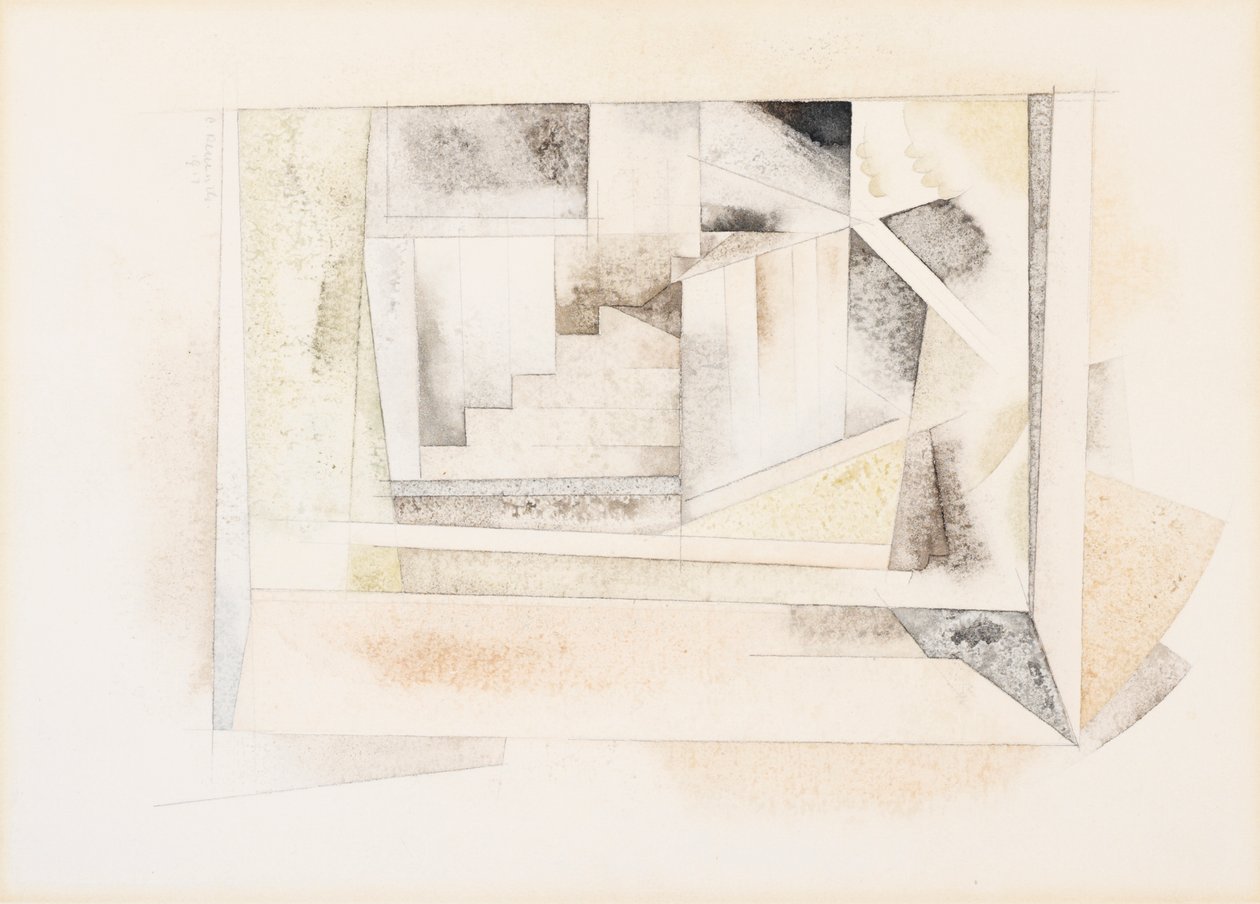 Bermuda: Stairway by Charles Demuth