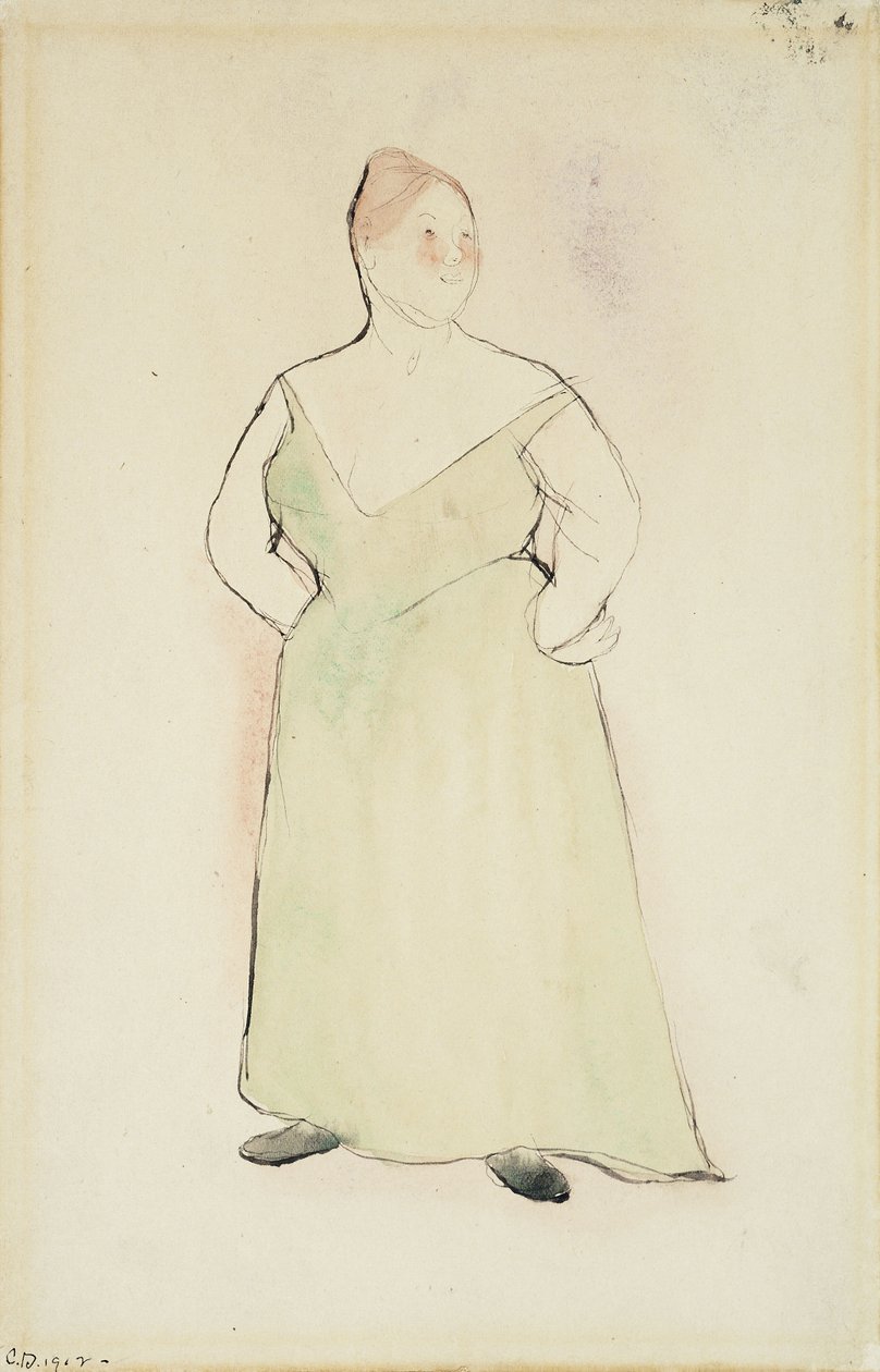 Woman in Evening Dress by Charles Demuth