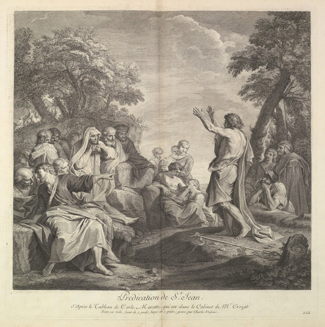 Preaching of St. John by Charles Dupuis