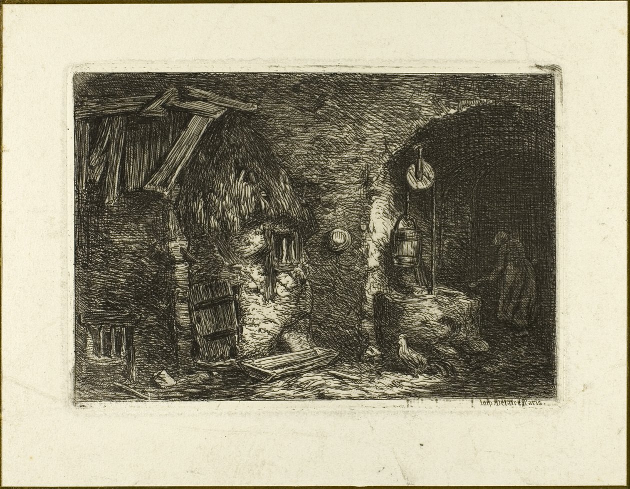 The Well by Charles Emile Jacque