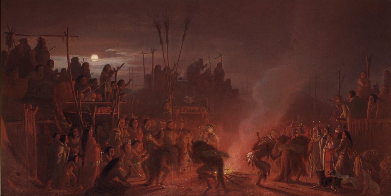 The Buffalo Dance by Charles Ferdinand Wimar