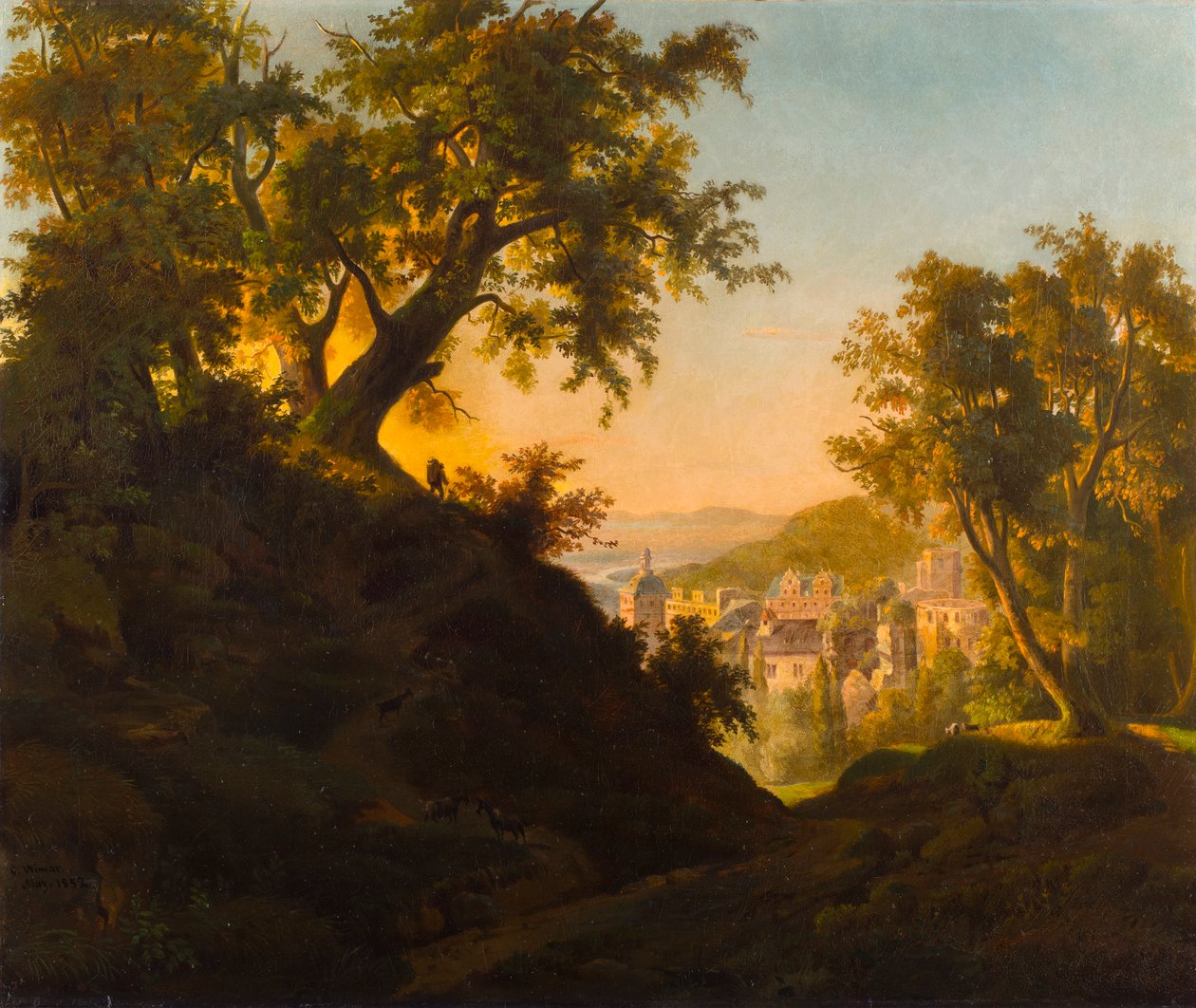 The Castle of Heidelberg by Charles Ferdinand Wimar