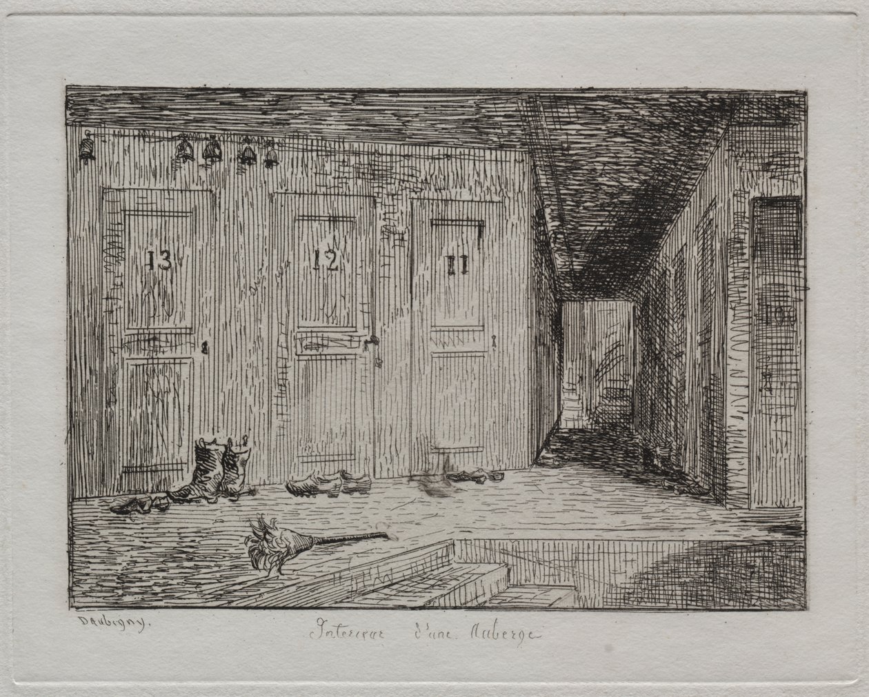 Interior of an Inn by Charles Francois Daubigny