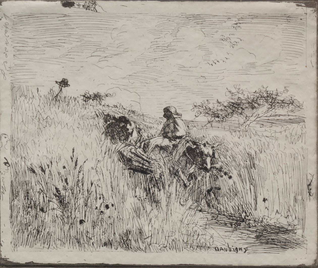 Path Through the Grain Field by Charles Francois Daubigny