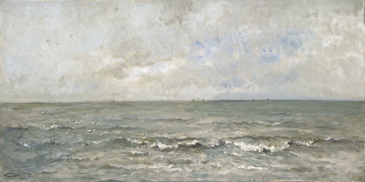 Seascape by Charles Francois Daubigny