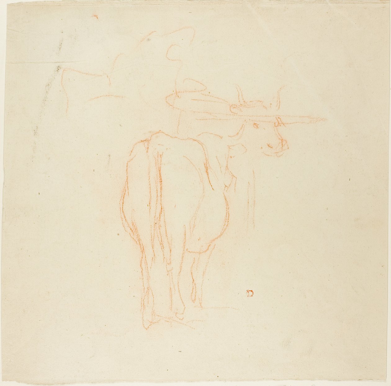 Standing Cattle by Charles Francois Daubigny