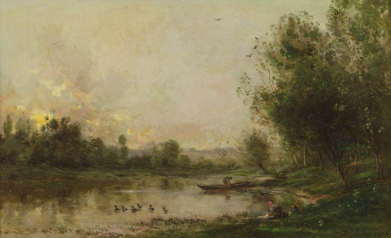 The Banks of the Oise, 1873 by Charles Francois Daubigny