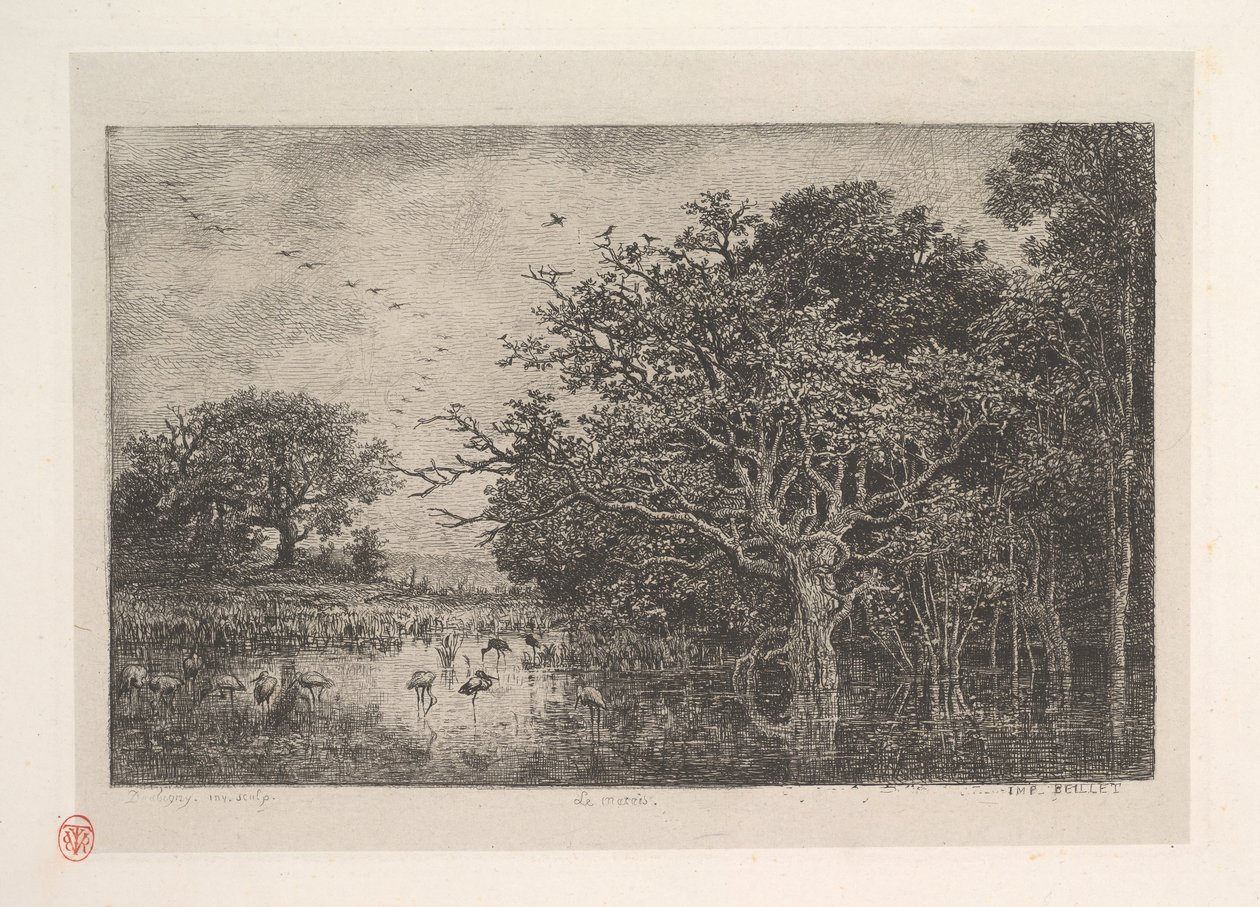 The Marshes by Charles Francois Daubigny