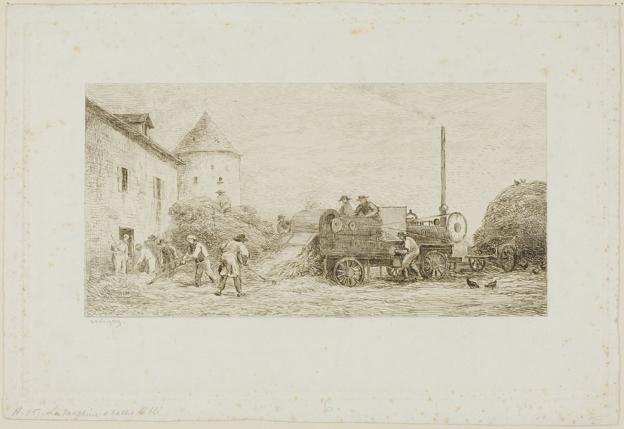 The Reaping Machine by Charles Francois Daubigny