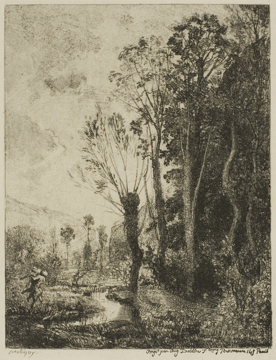 The Satyr by Charles Francois Daubigny